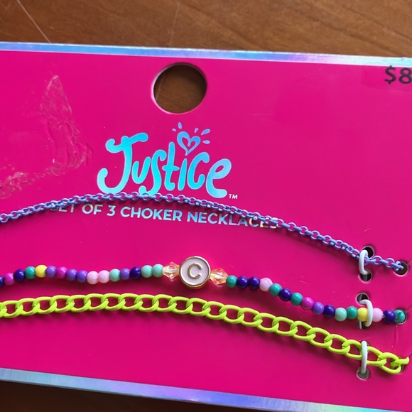 Justice necklaces
set of three choker necklaces ￼ - Picture 8 of 8